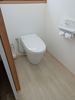 トイレも常に清掃しております。